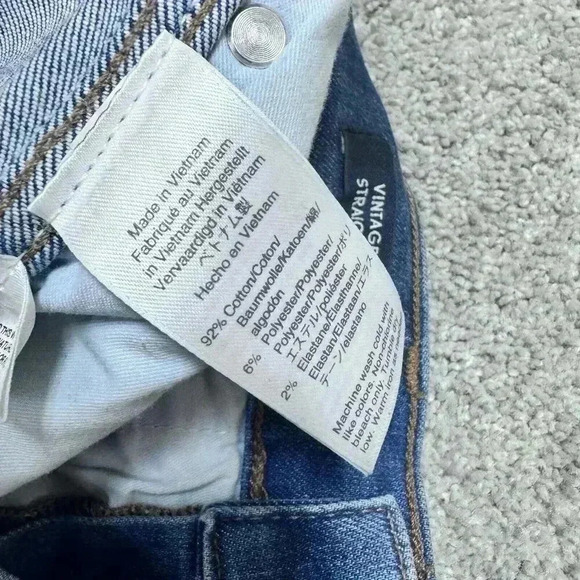 J.Crew Jeans Vintage Straight Blue 4 Button Fly Pockets Women’s Size 30 - Picture 13 of 13